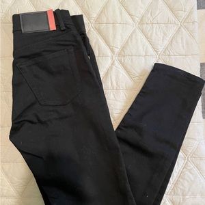 Acne Studios Bla Konst Jeans, Black, size 25/32